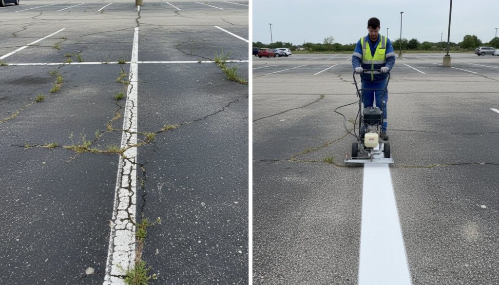 Entretien du Marquage au Sol : Fréquence et Méthodes