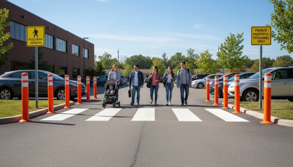 Passage Piéton en Parking Privé : Obligation et Marquage