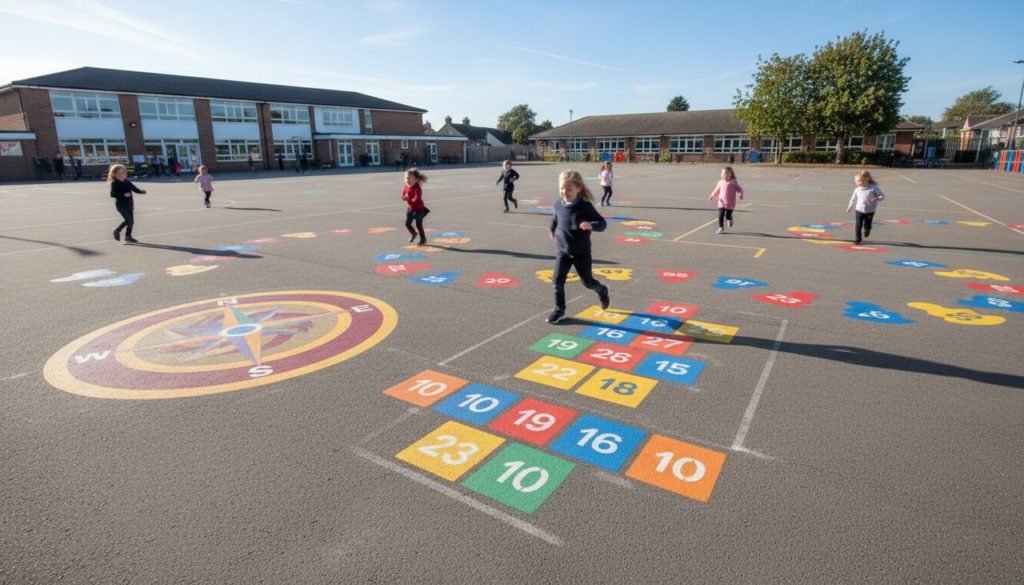 Marquage Au Sol Aire De Jeux - Marquage au Sol Stationnement