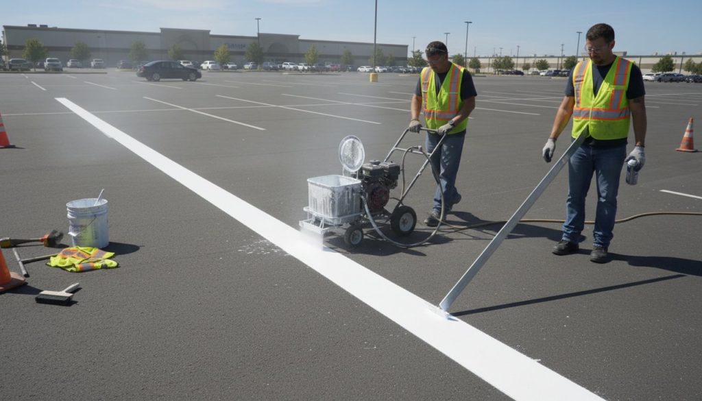 Prix Peinture Routiere M2 Tarifs - Marquage au Sol Stationnement