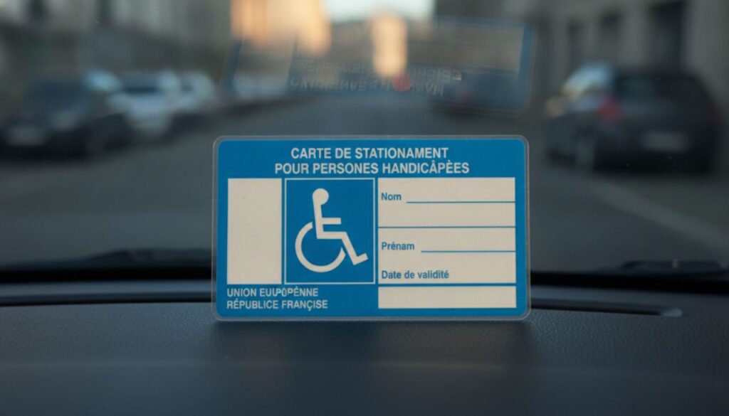 carte de stationnement handicap