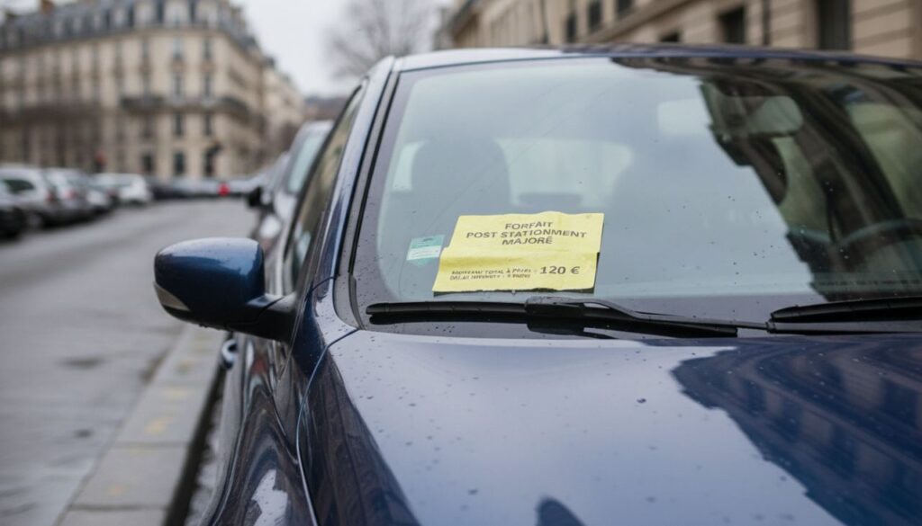 forfait post stationnement majoré