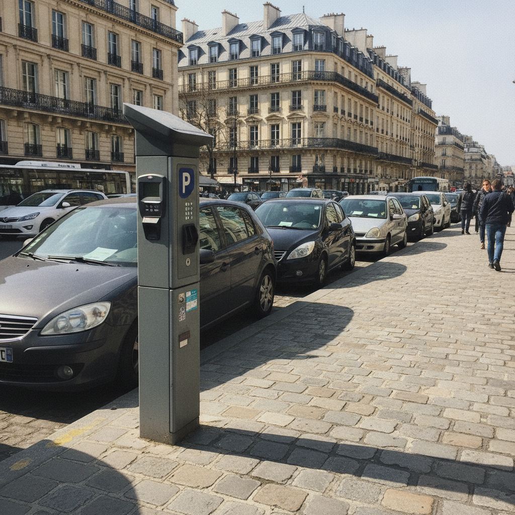 horodateur stationnement Paris