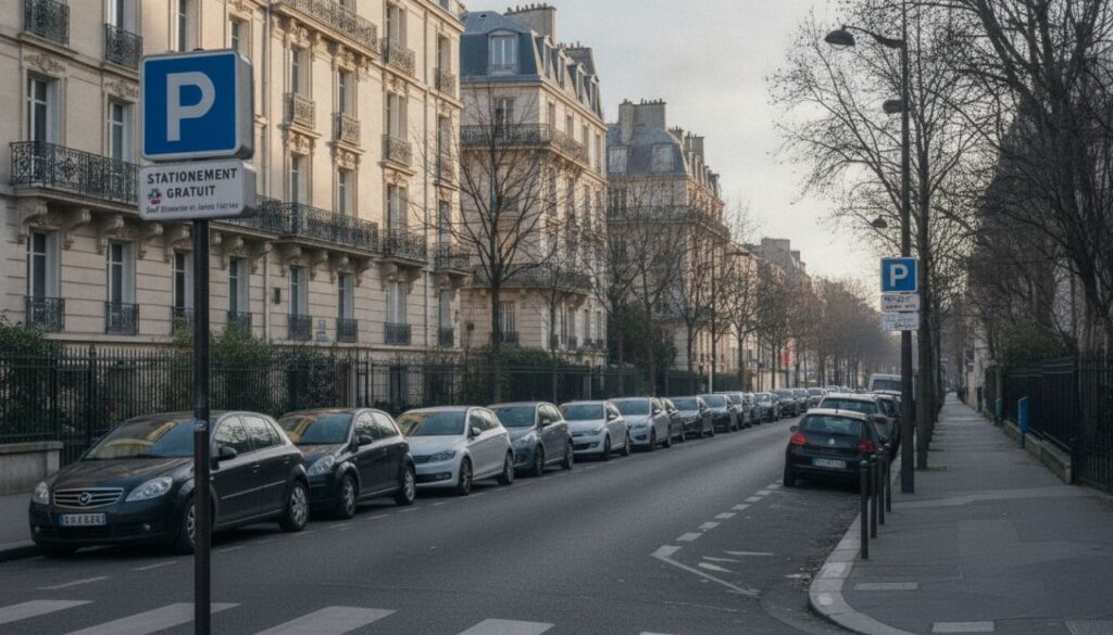 stationnement à paris gratuit