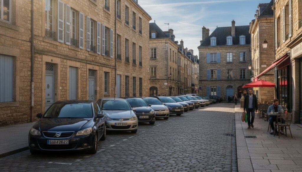 stationnement en bataille