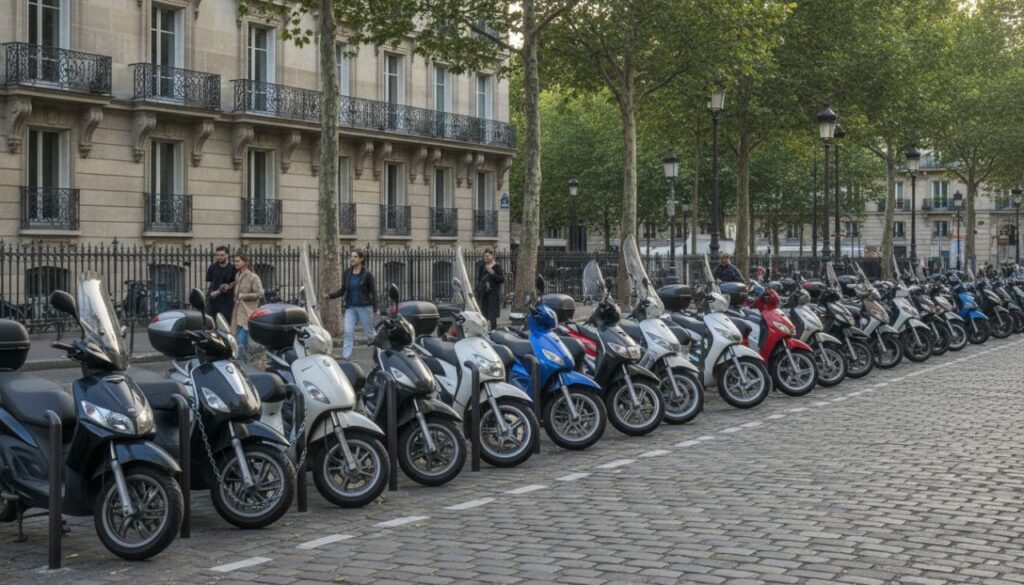 stationnement scooter paris