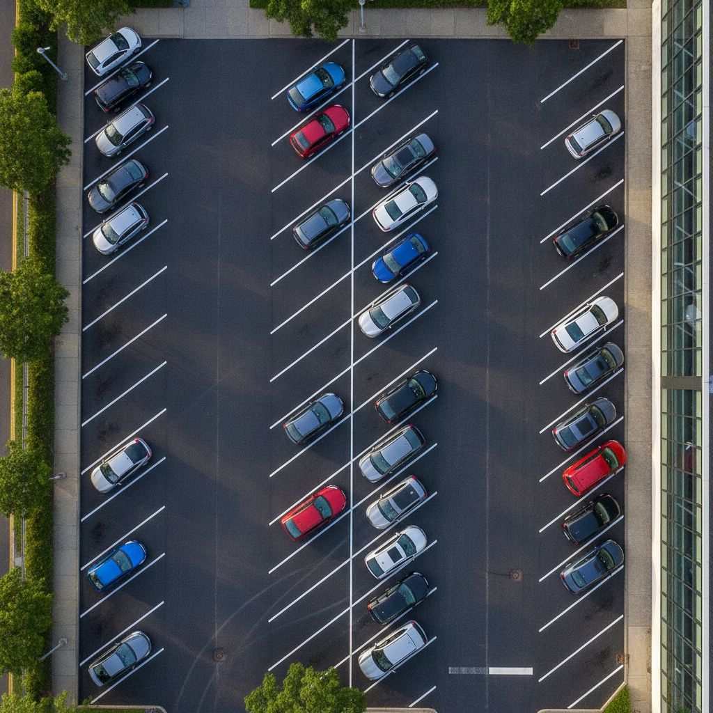 Stationnement en épi