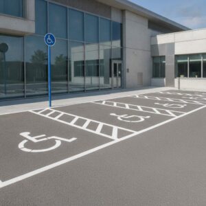 place de stationnement pmr - illustration