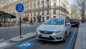 stationnement zone bleue