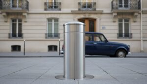 borne anti-stationnement