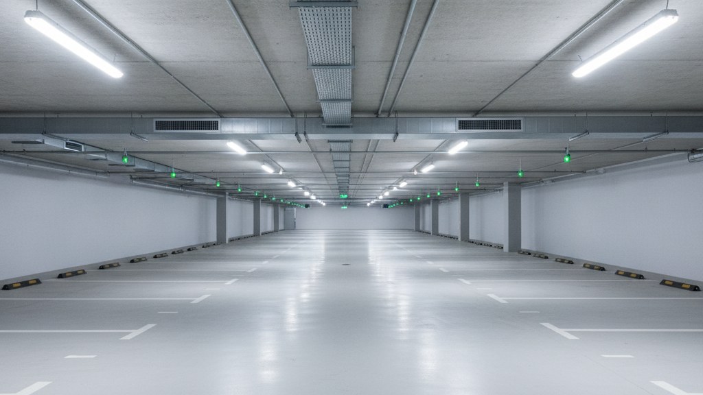 hauteur parking souterrain - illustration
